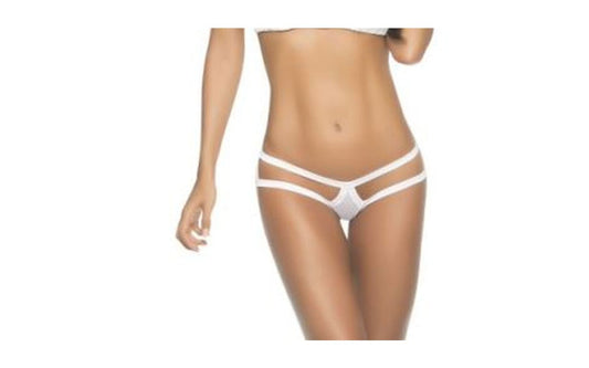 Cage Pantie White S/M - Club X