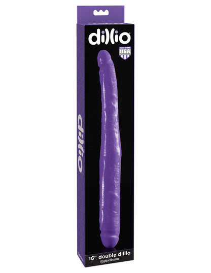 Dillio 16 In. Double Dong Purple - Club X