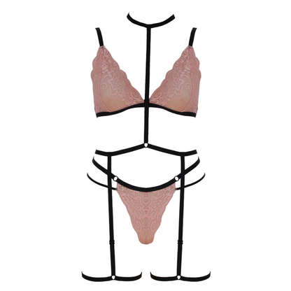 Pl001Pnk Muse Lingerie Pink Small Size  - Club X