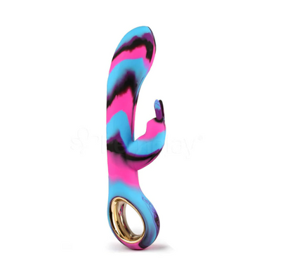 Colourful Camo Dini Vibrator Blue (Heating)  - Club X