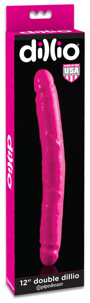 Dillio 12 In. Double Dong Pink - Club X
