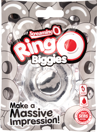 Ringo Biggies Cockring Clear - Club X