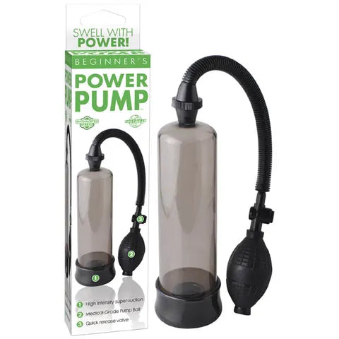 Beginners Power Pump Penis Pump Smoke - Club X