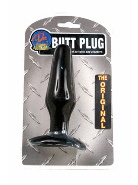 Classic Butt Plug Black Medium  - Club X