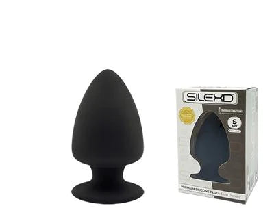 Silexd Anal Plug Model 1 Small Black  - Club X