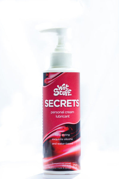 Wet Stuff Secrets Lubricant - 250g Pump  - Club X