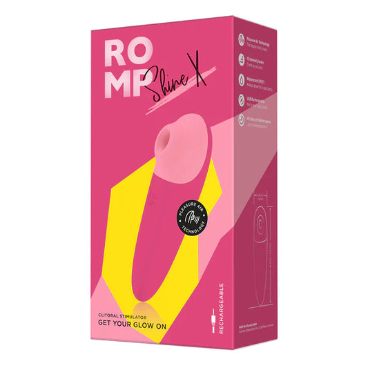 Romp Shine X Clitoral Stimulator - Pink  - Club X