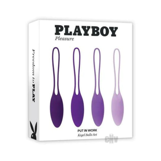 Playboy Pleasure Put In Work Kegel Balls Set  - Club X