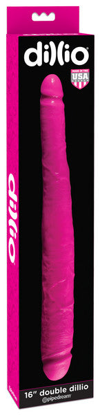 Dillio 16 In. Double Dong Pink - Club X