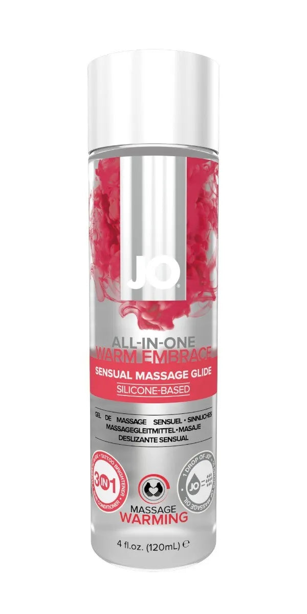 JO Silicone Warming Massage Glide 120ml  - Club X