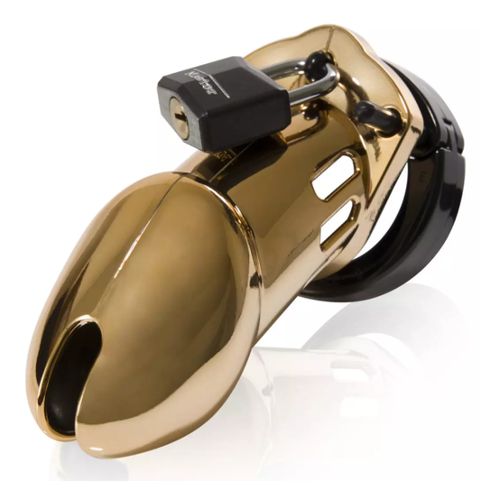 Cb 6000 Gold - Male Chastity Cock Cage Kit  - Club X