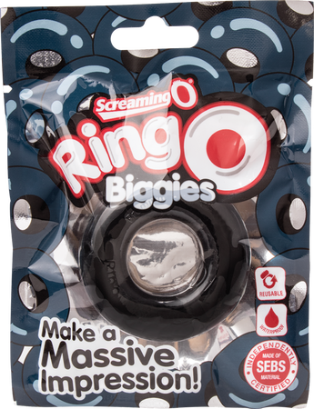 Ringo Biggies Cockring Black - Club X