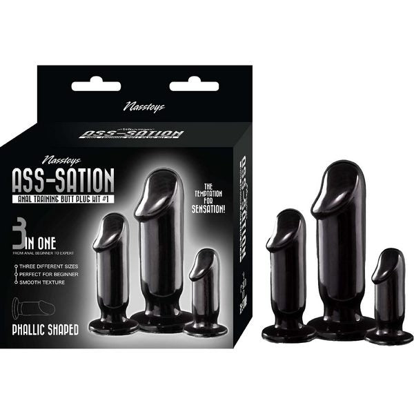 ASS-SATION Training Butt Plug Kit no.1  - Club X