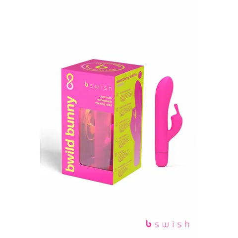 Bwild Classic Bunny Infinite Limited Edition Sunset Pink 15.2 cm USB Rechargeable Rabbit Vibrator  - Club X