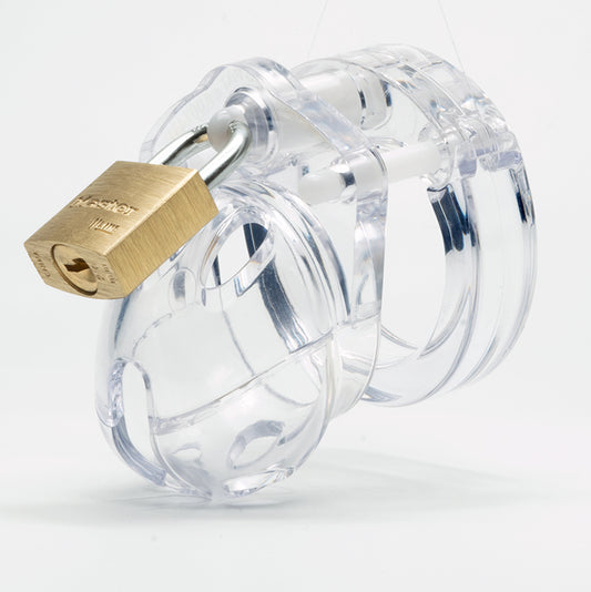 CB Mini Me Clear - Male Chastity Cock Cage Kit  - Club X