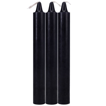 Japanese Drip Candles - Black - Black 3-Pack Doc Johnson