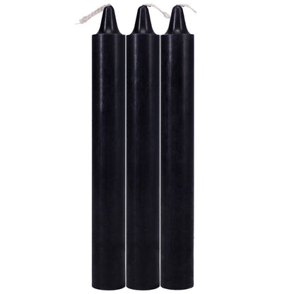 Japanese Drip Candles - Black - Black 3-Pack Doc Johnson