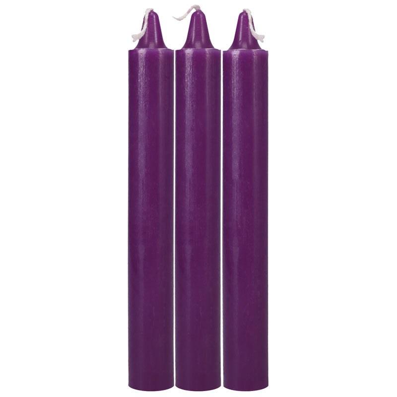 Japanese Drip Candles - Purple - Purple 3-Pack Doc Johnson