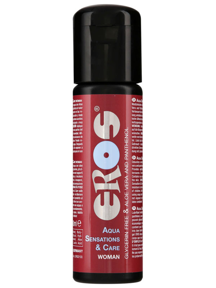 Eros Aqua Sensation And Care 100 Ml Water Based Skin Friendly Unique Lubricant  - Club X