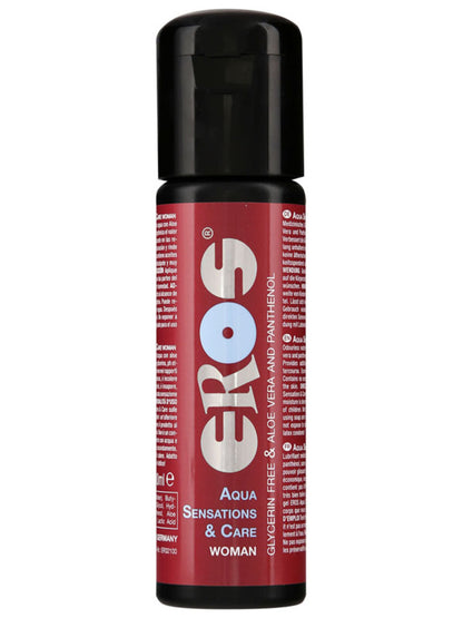 Eros Aqua Sensation And Care Water Based Skin Friendly Unique Lubricant - 100 ml  - Club X