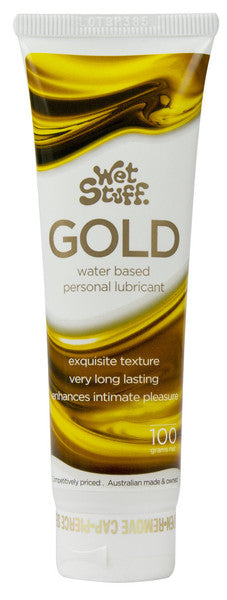 Wet Stuff Gold 100g Tube Lubricant  - ClubX