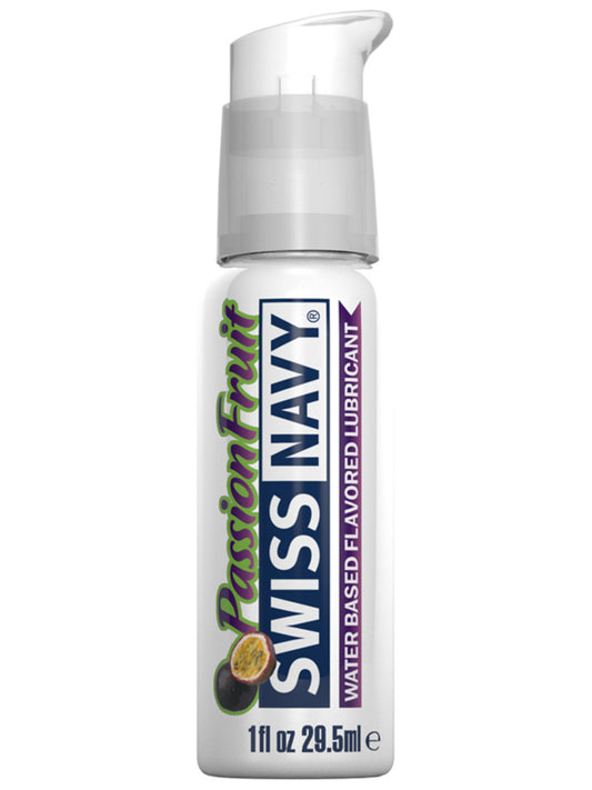 Swiss Navy Passion Fruit Flavored Lubricant 1Oz  - Club X