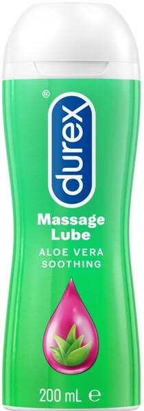 Durex 2 In 1 Lubricant & Massage Oil Aloe Vera  - Club X