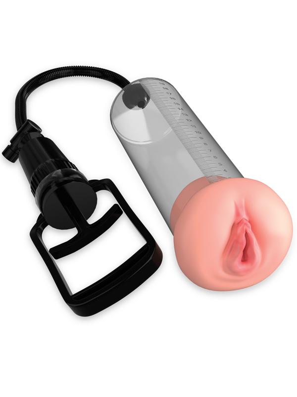 Pump Worx Fanta Flesh Pussy Pump - Penis Pump with Vagina Sleeve Pipedreams