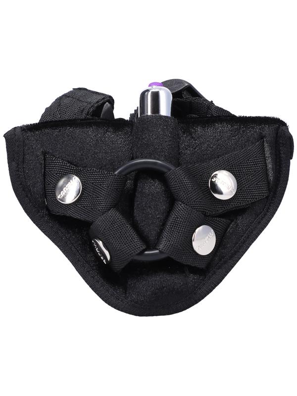 Vibrating Harness - Black Tantus