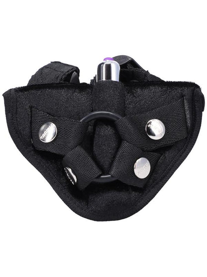 Vibrating Harness - Black Tantus