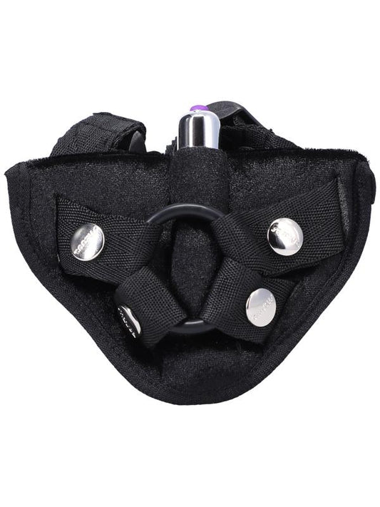Vibrating Harness - Black Tantus
