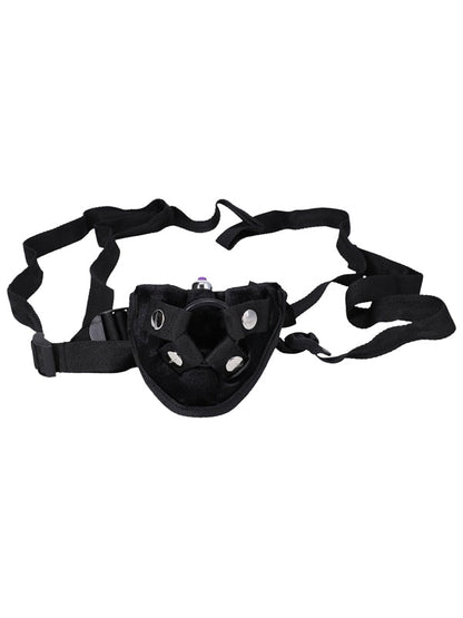 Vibrating Harness - Black Tantus