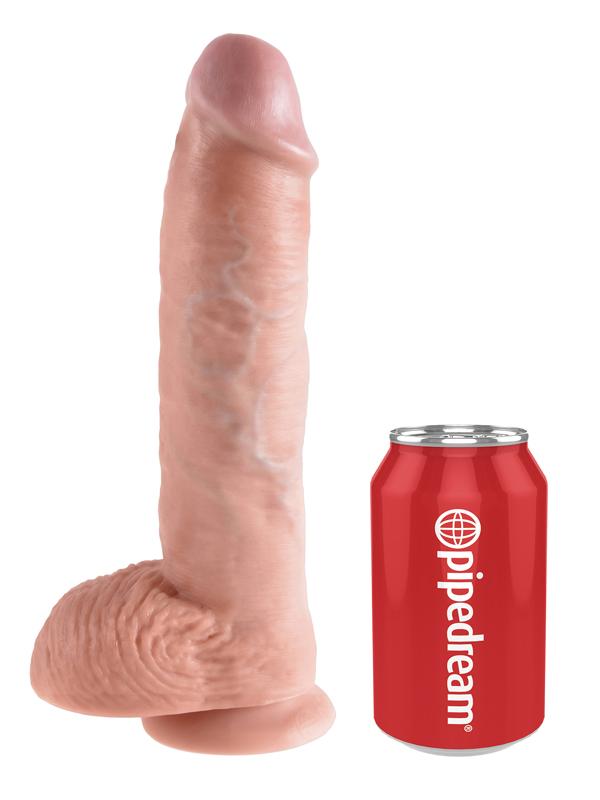 King Cock 10'' Cock With Balls Pipedreams