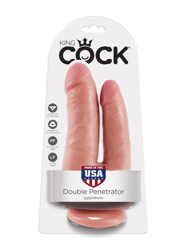 King Cock - Double Penetrator Flesh Dildo Pipedream Products