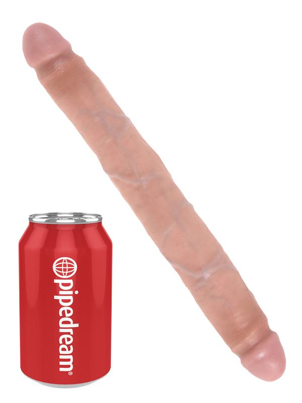 King Cock 12'' Slim Double Dildo Pipedreams