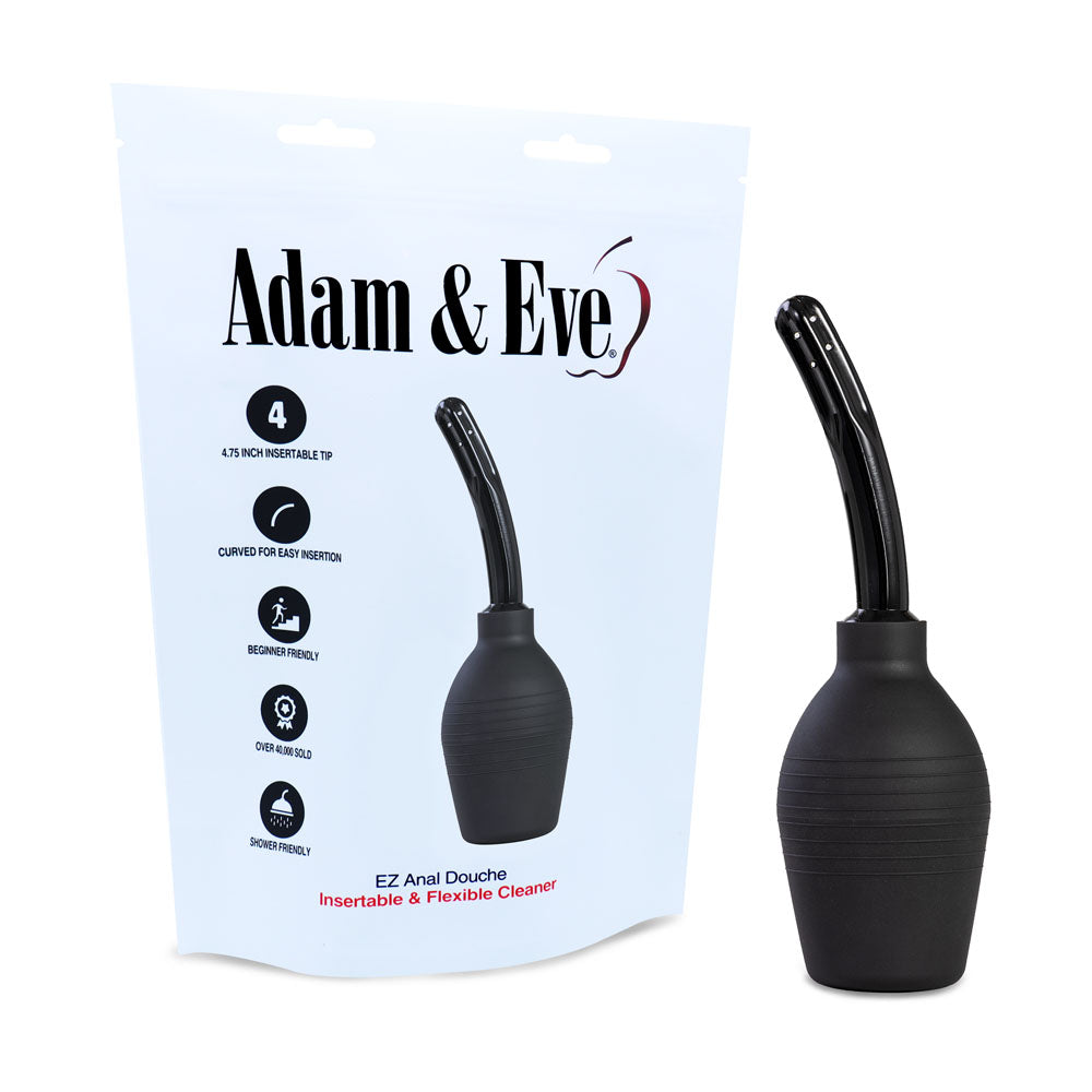 Adam & Eve Ez Anal Douche - Black Douche Adam & Eve