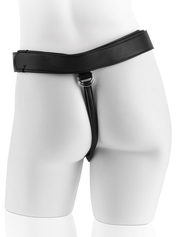 King Cock Strap-on Harness with 7 inches Cock Flesh Dildo Pipedreams