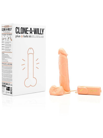 Clone a Willy Plus Balls Kit Light Skin Tone Clone A Willy
