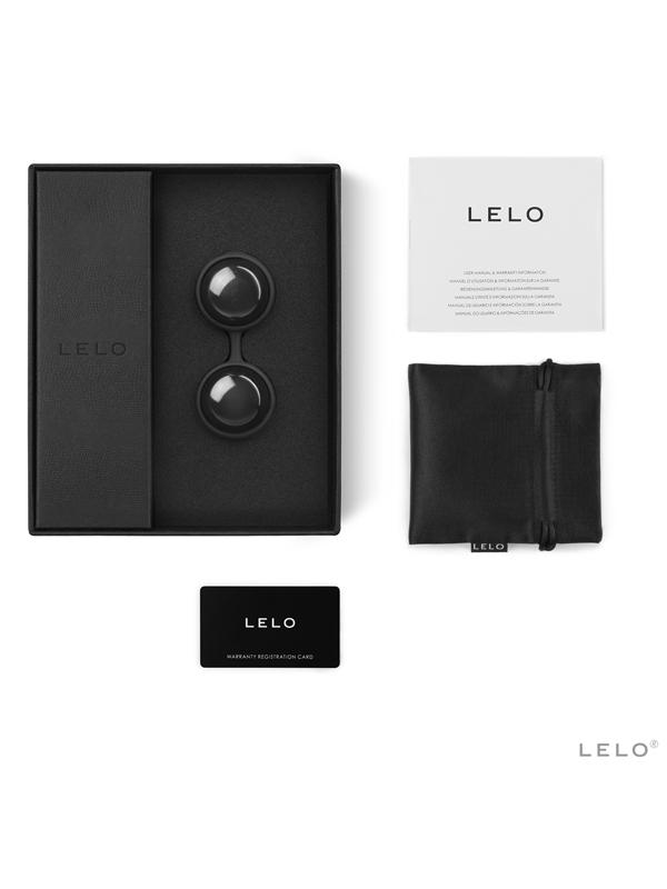 Lelo Luna Beads Noir Vibrator Ultra Safe Silicone Design Lelo