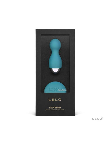 Lelo Hula Beads Vibrator Remote Controlled 8 Stimulation Modes 100% Rechargeable - Ocean Blue Lelo