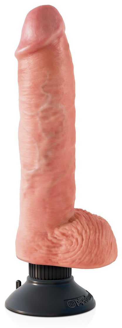 King Cock 10'' Vibrating Cock with Balls Pipedreams