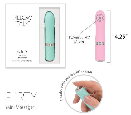 Products Pillow Talk Flirty Teal Pillow Talk
