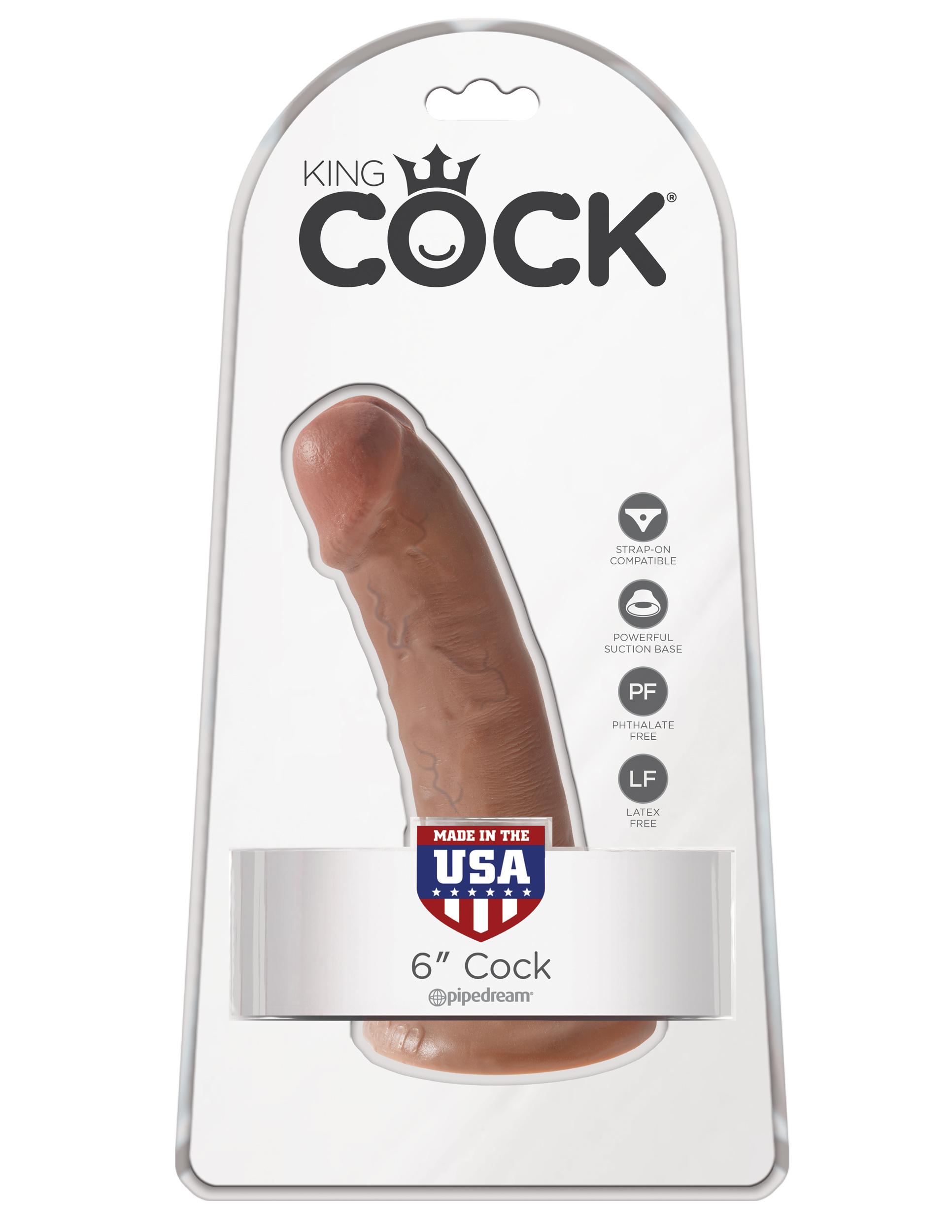 King Cock 6'' Cock Pipedreams
