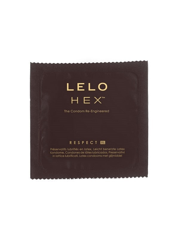 Hex Condoms Respect XL 3 Pack Lelo