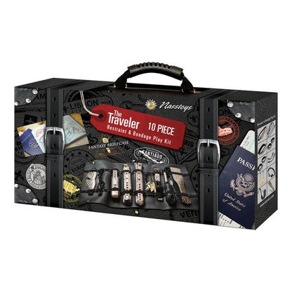 The Traveler  10 Piece Restraint & Bondage Play Kit Nasstoys