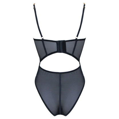 Pl011Blk Muse Lingerie Black Medium Size  - Club X