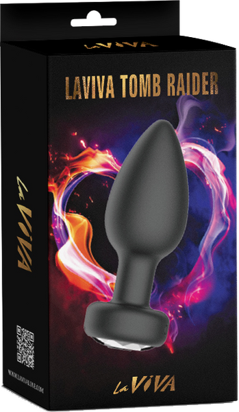 Laviva Tomb Raider App Control Butt Plug - Black  - Club X