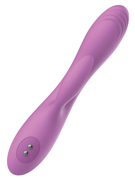 Soft By Playful Cherish - Rechargeable Rabbit Vibrator Purple  - Club X