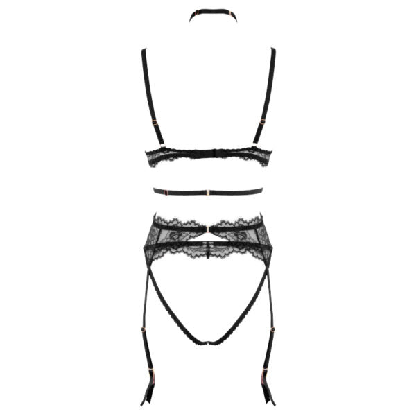 PL010BLK Muse Lingerie Black Small Size  - Club X