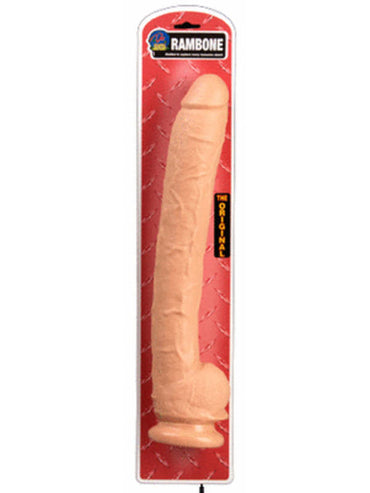 Doc Johnson's Dick Rambone Cock Dildo - Flesh  - Club X